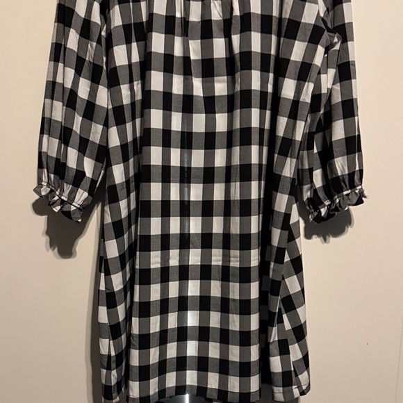 Mud Pie Black and White Checkered Dress - Picture 6 of 6